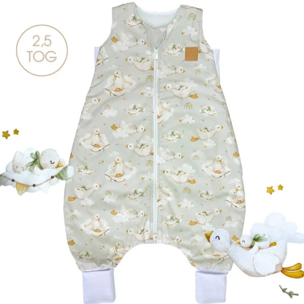 М'який дитячий спальник із натуральної бавовни для комфортного сну.