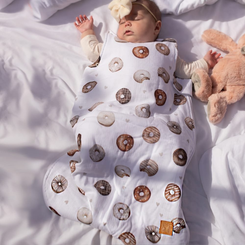 Теплий мусліновий спальний мішок для немовлят 0–9 місяців