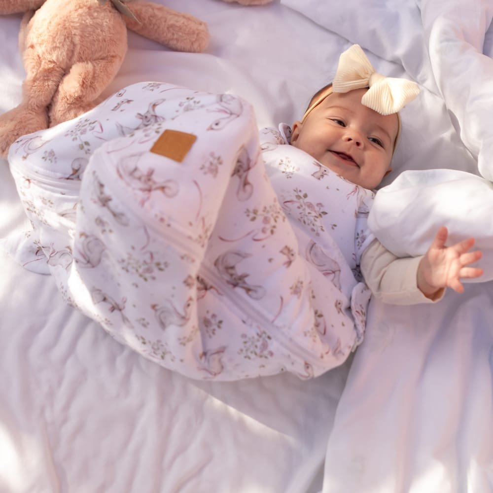 Мусліновий дитячий спальник для немовлят від народження до 9 місяців