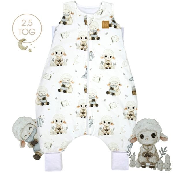 теплий бавовняний дитячий спальник Овечка дрімка