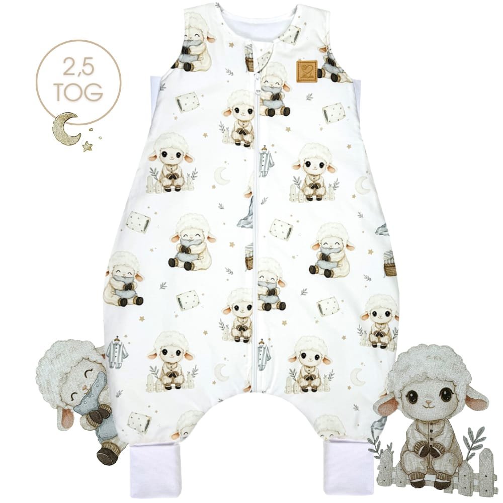 теплий бавовняний дитячий спальник Овечка дрімка