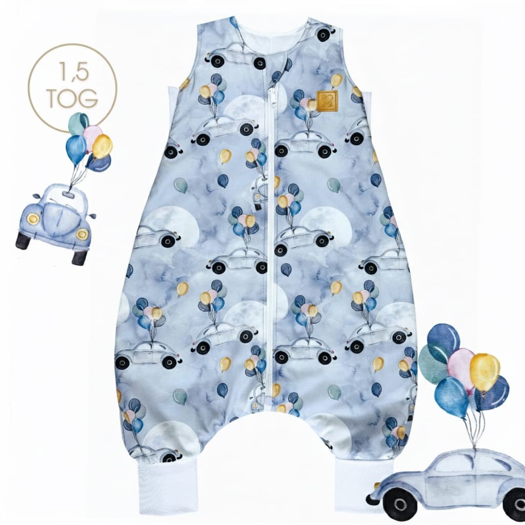 Демісезонний бавовняний спальний мішок «Веселі ралі»