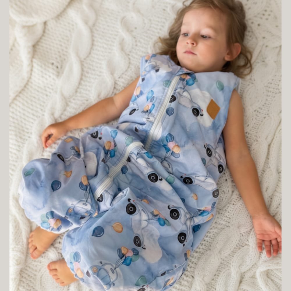 Демісезонний бавовняний спальний мішок «Веселі ралі»