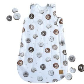 Мусліновий спальний мішок для немовлят Солодкі сни Little Love від 0 до 9 місяців