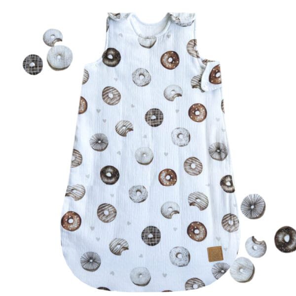 Мусліновий спальний мішок для немовлят Солодкі сни Little Love від 0 до 9 місяців