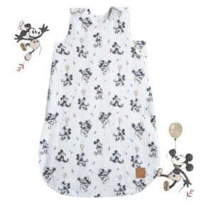 Мусліновий спальний мішок для немовлят Свято з Мікі Little Love від 0 до 9 місяців