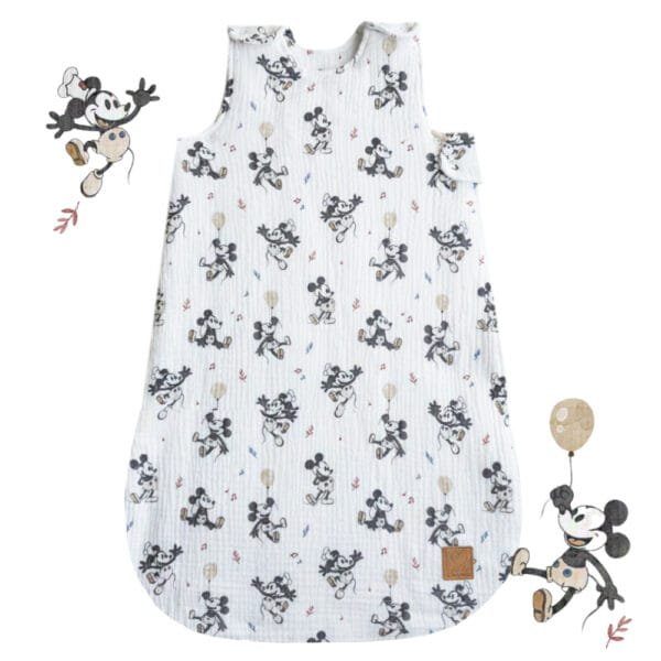 Мусліновий спальний мішок для немовлят Свято з Мікі Little Love від 0 до 9 місяців